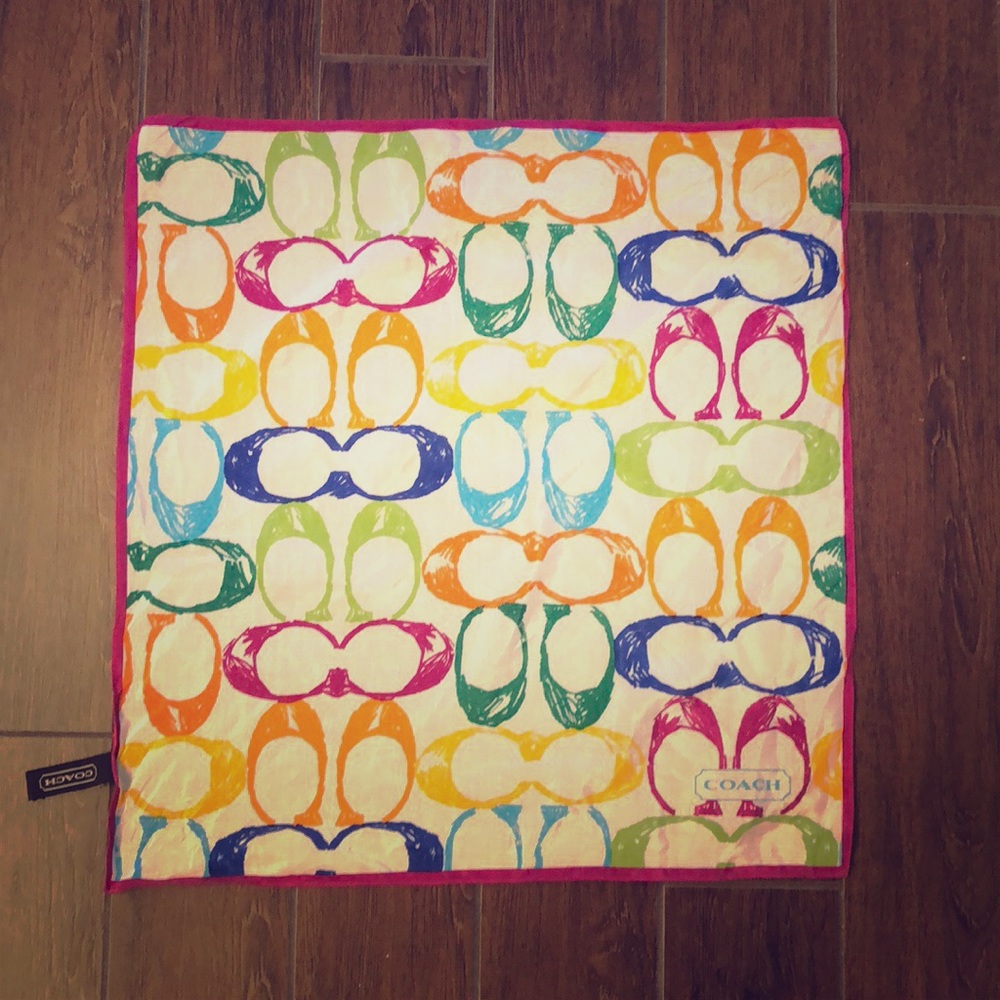 Authentic Coach square scarf